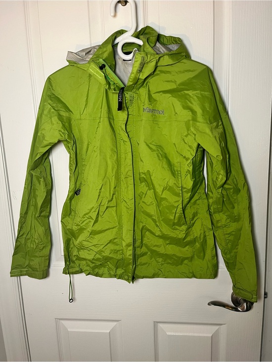 Marmot Jackets & Blazers - Marmot Bright Lime Green Packable Hooded Shell